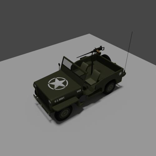 Military vehicle US Army Willys Jeep preview image